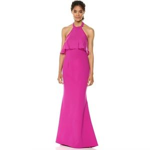 JS Boutique Halter Neck Crepe Dress